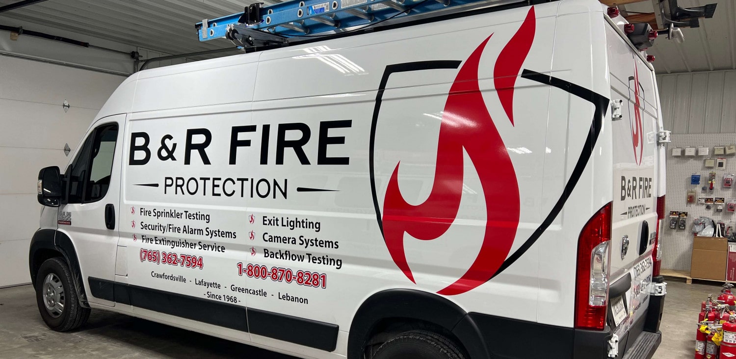 B&R Fire Protection Truck