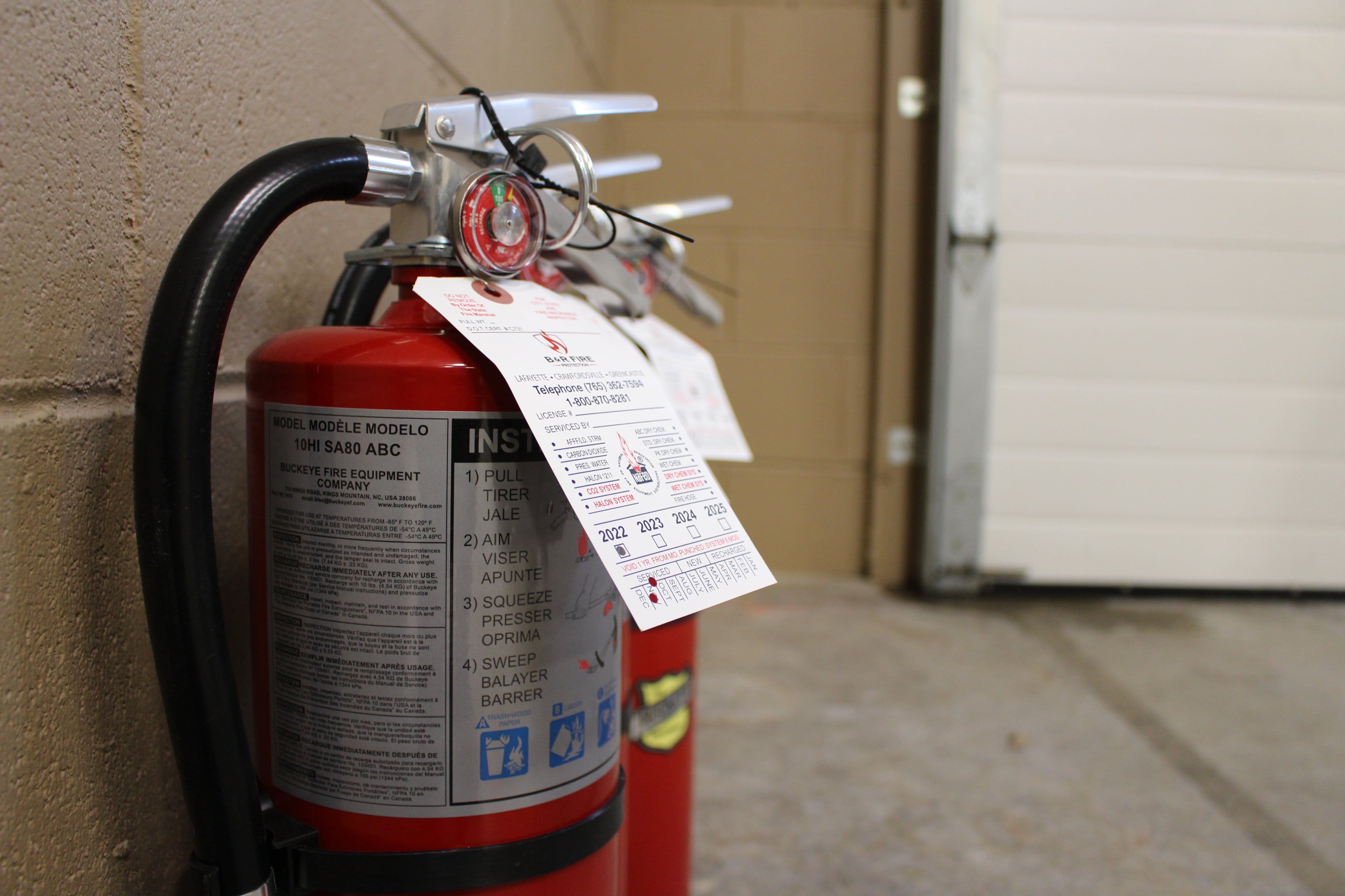 Fire Extinguisher Testing